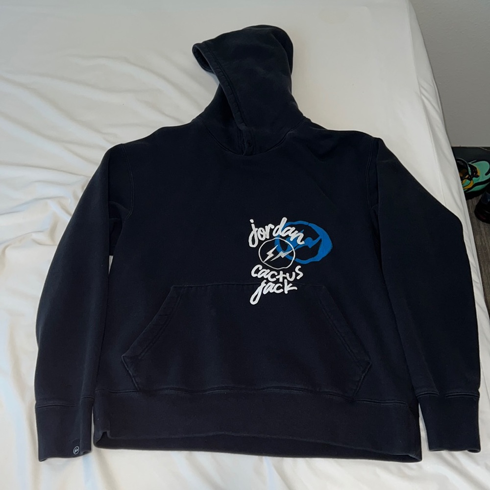 Cactus Jack X Fragment X Jordan hoodie. Limited edition. Size L.